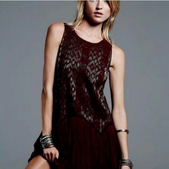 Free People Geo Showroom XS Dress - Picture 6 of 6